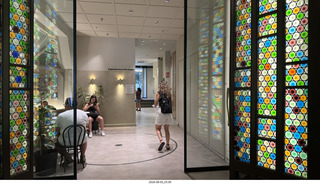 31 a2y. Spain - Barcelona - Casa Amatller designed by Gaudi's rival Josep Puig i Cadafalch, owned by chocolatier Antoni Amatller