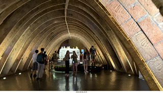 156 a2y. Spain - Barcelona - La Pedrera sub-roof area