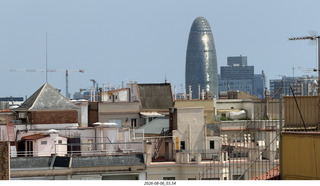 200 a2y. Spain - Barcelona - La Pedrera - roof view