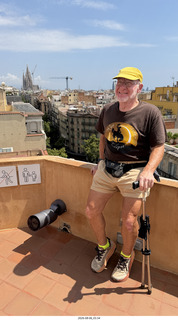 206 a2y. Spain - Barcelona - La Pedrera - roof + Adam
