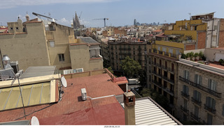 212 a2y. Spain - Barcelona - La Pedrera - roof view