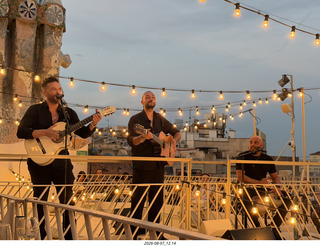 456 a2y. Spain - Barcelona - music at La Pedrera