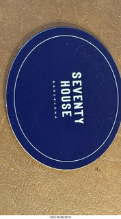 2 a2y. Spain - Barcelona - Seventy Hotel coaster
