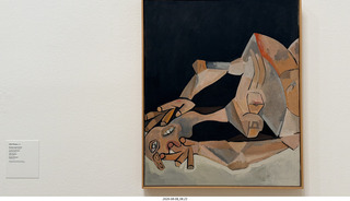 118 a2y. Spain - Bilbao - Guggenheim Museum - Jasper Johns Night Driver