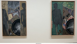 119 a2y. Spain - Bilbao - Guggenheim Museum - Jasper Johns Night Driver