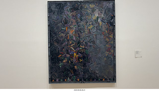 122 a2y. Spain - Bilbao - Guggenheim Museum - Jasper Johns Night Driver