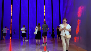 215 a2y. Spain - Bilbao - Guggenheim Museum - funky lights exhibit
