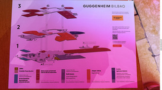 218 a2y. Spain - Bilbao - Guggenheim Museum - map