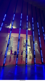 223 a2y. Spain - Bilbao - Guggenheim Museum - funky lights exhibit