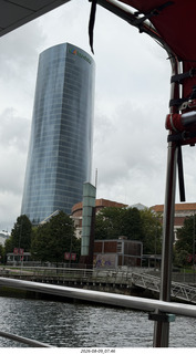 208 a2y. Spain - Bilbao - boat ride tour - tallest building