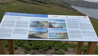 126 a2y. Spain - eclipse viewing point sign