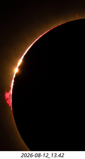167 a2y. Spain - somebody else's eclipse photo