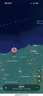 182 a2y. Spain - map eclipse site