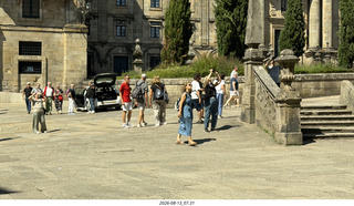 91 a2y. Spain - Santiago de Compostela - walking tour