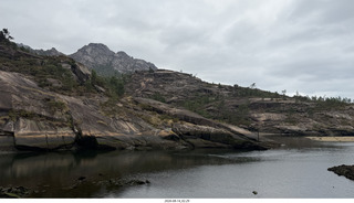 68 a2y. Spain - bus tour of north shore - river