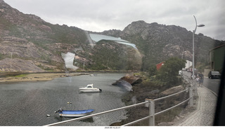 92 a2y. Spain - bus tour of north shore - river