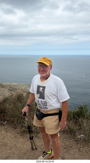 117 a2y. Spain - bus tour of north shore - Fisterra - the end of the world + Adam