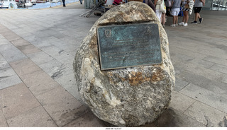 161 a2y. Spain - bus tour of north shore - monument