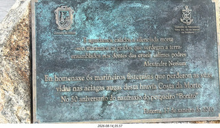 162 a2y. Spain - bus tour of north shore - monument