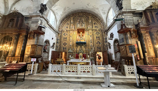 186 a2y. Spain - bus tour of north shore - church