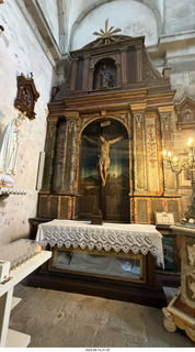 188 a2y. Spain - bus tour of north shore - church