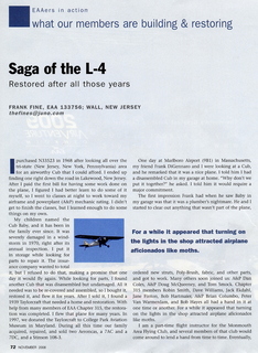 5 6pv. Flight of the L-4 by Frank Fine