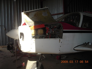 n4372j in shop with new engine
