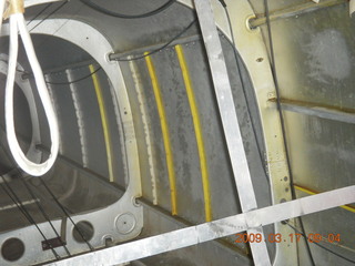 n4372j in shop with new engine - without back seat