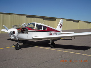 n4372j in shop with new engine - Bill