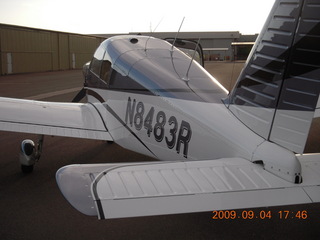 Blythe (BLH) fly-in - N8483R newly painted