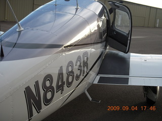 Blythe (BLH) fly-in - N8483R newly painted