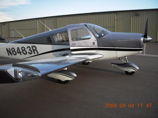 Blythe (BLH) fly-in - N8483R newly painted