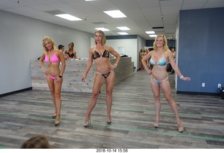 new NH2T store - International Physique League (IPL) show - rehearsal - bikini