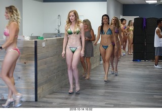 new NH2T store - International Physique League (IPL) show - rehearsal - bikini