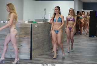 new NH2T store - International Physique League (IPL) show - rehearsal - bikini