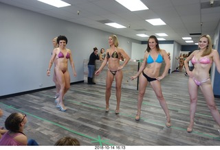 new NH2T store - International Physique League (IPL) show - rehearsal - bikini