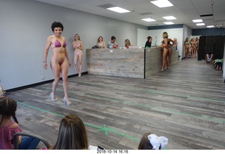 new NH2T store - International Physique League (IPL) show - rehearsal - bikini - Samantha Micheli