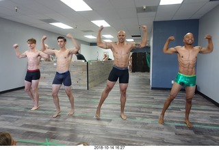 new NH2T store - International Physique League (IPL) show - rehearsal - male physique - Ricky Bobby
