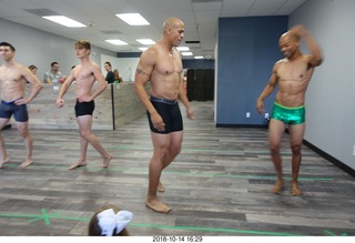 new NH2T store - International Physique League (IPL) show - rehearsal - male physique - Ricky Bobby