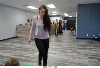 new NH2T store - International Physique League (IPL) show - rehearsal - evening gown