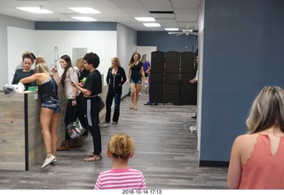 new NH2T store - International Physique League (IPL) show - rehearsal - evening gown
