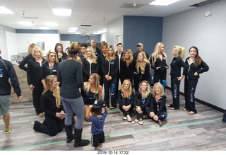 new NH2T store - International Physique League (IPL) show - rehearsal - evening gown