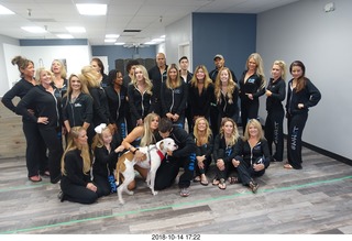new NH2T store - International Physique League (IPL) show - rehearsal - evening gown