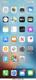 iPhone with Runkeeper app