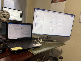 my new monitor setup
