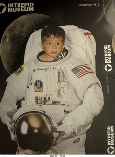 Anthony Jr. in space